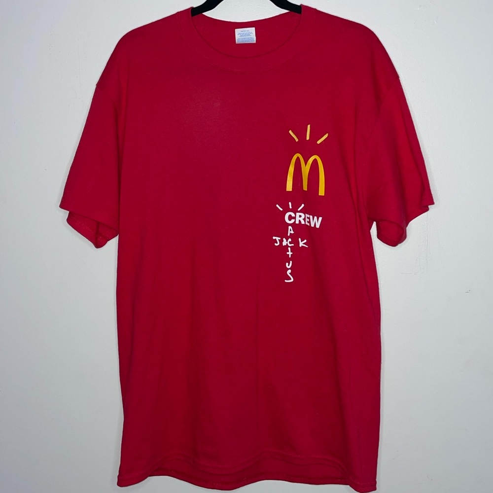 Cactus jack X McDonald’s tee size L